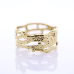 18ct Gold decorative ring MS1471A