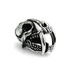 Ohm Beads Sabertooth Skull - AAA136