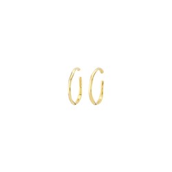 UNOde50 OHMMM… Gold Plated Hoop Earrings - PEN0419ORO0000U