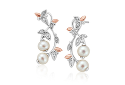 Lily of the Valley Pearl Drop Earrings - 3SLYV0293