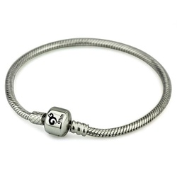 Ohm Beads Snap Clasp bracelet 18cm