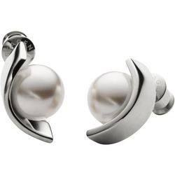 Skagen Ladies' Earrings - Agnethe Pearl Stainless Steel Studs - SKJ0736040