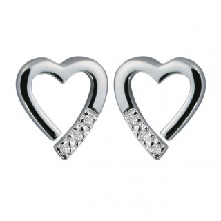 Hot Diamonds - Memories Silver Earrings - DE110