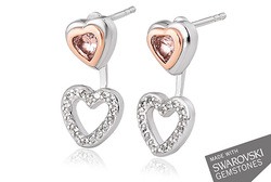 Clogau David Emanuel Heart Earrings - 3SDEHE