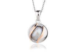 Clogau Oyster Pearl Pendant - 3SSPP