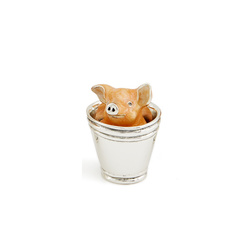 Pig in Bucket, Small - ST123-3