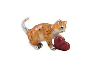 Cat with Heart, Miniature - 13255