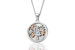 Clogau Tree of Life White Mother of Pearl Pendant - 3SNTLCWP