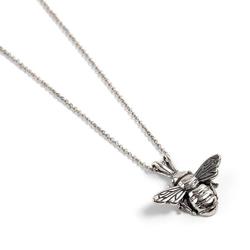 Henryka Cute Honey Bee Necklace In Silver - Ph658-Cos