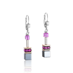 Coeur De Lion Geo Cube Earrings Multicolour - 4015201500