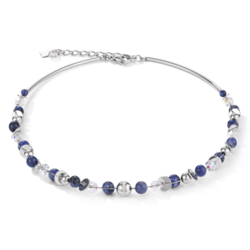 Coeur De Lion Necklace Twistedpearls Sodalite & Stainless Steel Blue - 4993100700