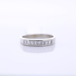 Diamond half eternity ring MS1360A