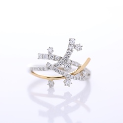 18ct White gold fancy diamond ring MS1210D